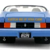 1979 Chevrolet Camaro Z28 Police "Highway Drag" Blue and White "Bigtime Muscle" Series 1/24 Diecast Model Car by Jada