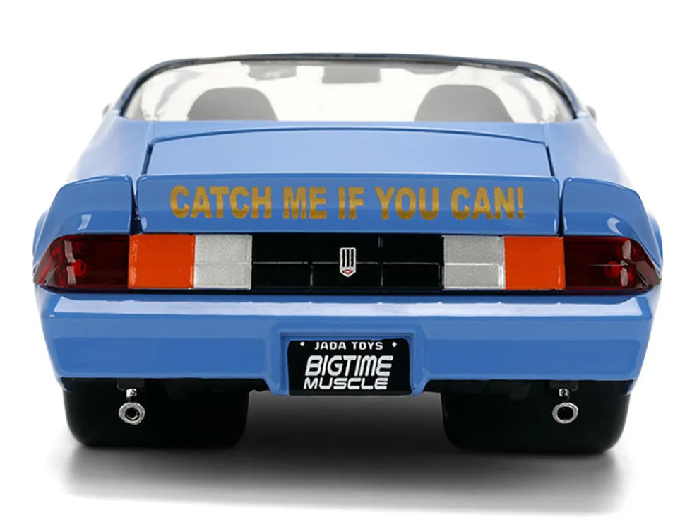 1979 Chevrolet Camaro Z28 Police "Highway Drag" Blue and White "Bigtime Muscle" Series 1/24 Diecast Model Car by Jada