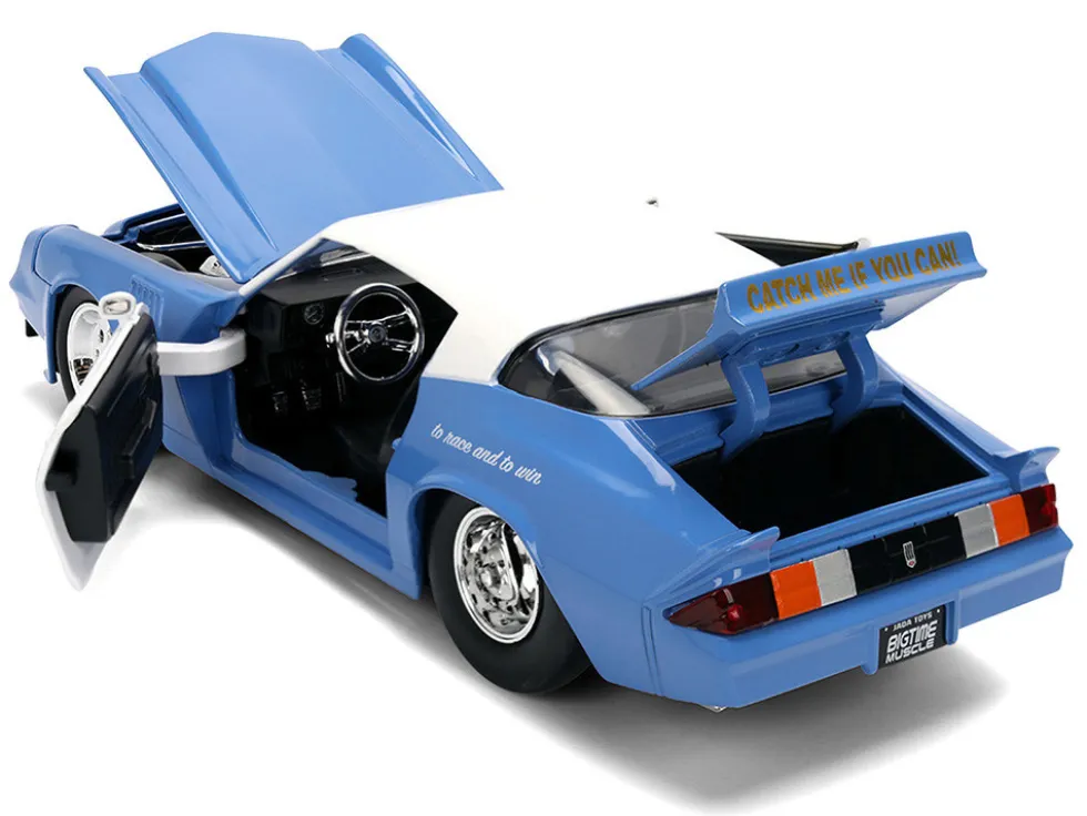1979 Chevrolet Camaro Z28 Police "Highway Drag" Blue and White "Bigtime Muscle" Series 1/24 Diecast Model Car by Jada