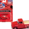 1955 Chevrolet Cameo Pickup Truck Red Ivory 1/87 HO Scale Model Car Classic Metal Works 30623