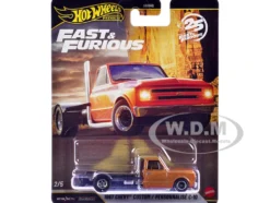1967 Chevrolet C-10 Custom Bedless Truck Orange Metallic
