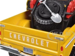 1966 Chevrolet C10 Fleetside Pickup Truck Off Road Yellow 1/24 Diecast Model Motormax 79131