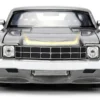1971 Chevrolet Chevelle SS "Hurst" Gray Metallic with Gold Stripes "Bigtime Muscle" Series 1/24 Diecast Model Car by Jada