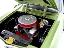 1970 Chevrolet Chevelle SS 454 Pro Street Green 1/24 Diecast Car Unique Replicas 18675