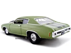 1970 Chevrolet Chevelle SS 454 Pro Street Green 1/24 Diecast Car Unique Replicas 18675