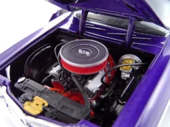1970 Chevrolet Chevelle SS 454 Purple Pro Street 1/24 Diecast Car Model Unique Replicas 18676