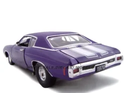 1970 Chevrolet Chevelle SS 454 Purple Pro Street 1/24 Diecast Car Model Unique Replicas 18676