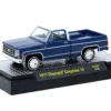 1977 Chevrolet Cheyenne 10 Pickup Truck Blue Metallic with White Top and Blue Interior Limited Edition to 7700 pieces Worldwide 1/64 Diecast Model Car by M2 Machines