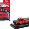 1978 Chevrolet Cheyenne Super 10 Pickup Truck "Edelbrock" Red with Black Hood Limited Edition to 9900 pieces Worldwide 1/64 Diecast Model Car by M2 Machines