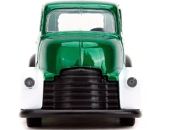 1952 Chevrolet COE Pickup Truck Green Metallic and Black and Green Lantern Diecast Figure DC Comics Hollywood Rides Series 1/32 Diecast Model Car Jada 33093