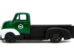 1952 Chevrolet COE Pickup Truck Green Metallic and Black and Green Lantern Diecast Figure DC Comics Hollywood Rides Series 1/32 Diecast Model Car Jada 33093