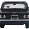 1963 Chevrolet Corvair Coupe Tuxedo Black with Red Interior 1/87 (HO) Scale Diecast Model Car by Oxford Diecast