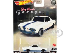 1966 Chevrolet Corvair Yenko Stinger White Blue Stripes Jay Leno’s Garage Diecast Model Car Hot Wheels HCJ84
