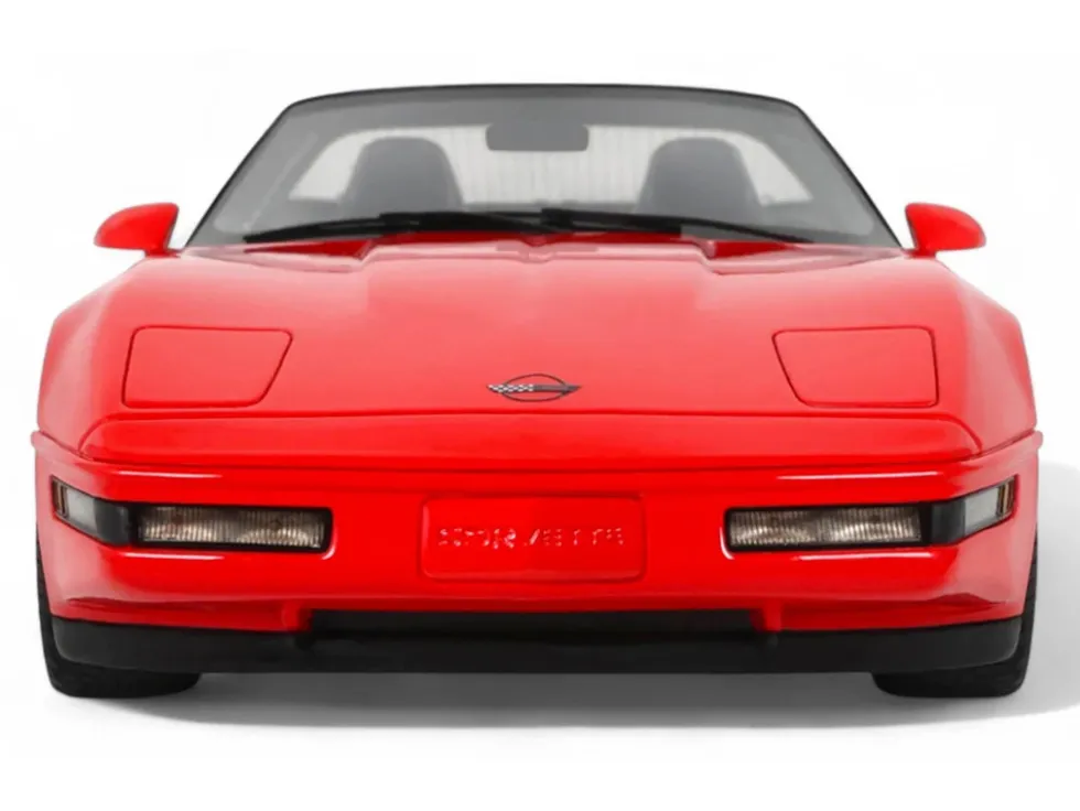 1995 Chevrolet Corvette C4 Convertible Torch Red 1/18 Model Car by GT Spirit