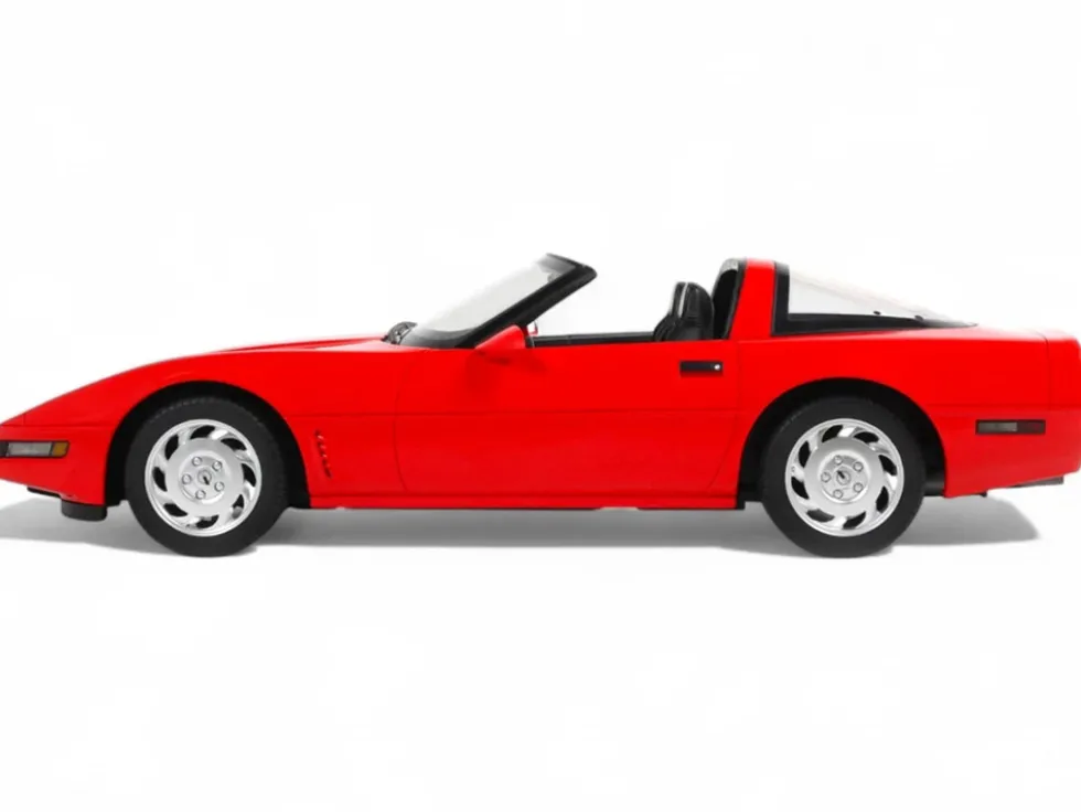 1995 Chevrolet Corvette C4 Convertible Torch Red 1/18 Model Car by GT Spirit
