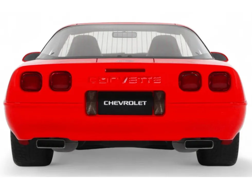 1995 Chevrolet Corvette C4 Convertible Torch Red 1/18 Model Car by GT Spirit