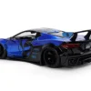 Chevrolet Corvette C8 "Liberty Walk" Candy Blue and Black "Hyper-Spec" Series 1/24 Diecast Model Car by Jada