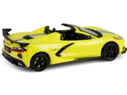 2022 Chevrolet Corvette C8.R Convertible Yellow with Silver Stripes 