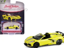 2022 Chevrolet Corvette C8.R Convertible Yellow with Silver Stripes