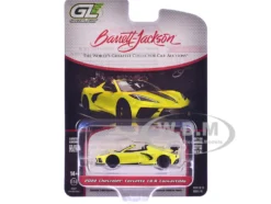 2022 Chevrolet Corvette C8.R Convertible Yellow with Silver Stripes