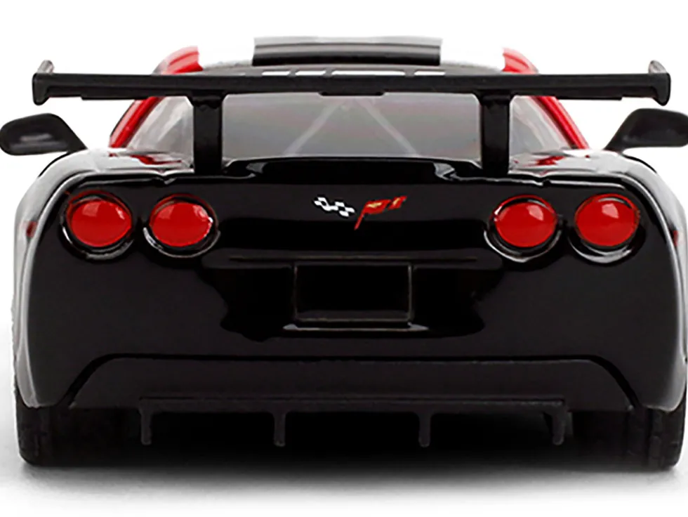 2005 Chevrolet Corvette C6R #16 White with Black and Red Graphics "Collection" Series 1/64 Diecast Model Car by Majorette