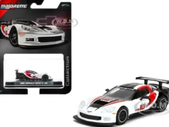 2005 Chevrolet Corvette C6R #16 White with Black and Red Graphics