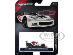 2005 Chevrolet Corvette C6R #16 White with Black and Red Graphics