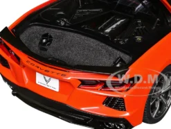 2020 Chevrolet Corvette C8 Stingray Sebring Orange 1/18 Model Car by Autoart