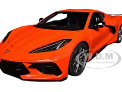 2020 Chevrolet Corvette C8 Stingray Sebring Orange 1/18 Model Car by Autoart