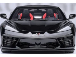 2020 Chevrolet Corvette C8 Stingray Black 1/18 Model Car by Autoart