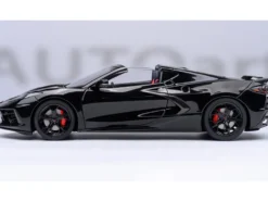 2020 Chevrolet Corvette C8 Stingray Black 1/18 Model Car by Autoart