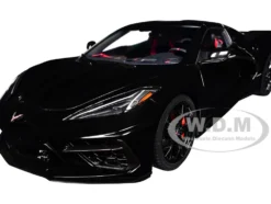 2020 Chevrolet Corvette C8 Stingray Black 1/18 Model Car by Autoart