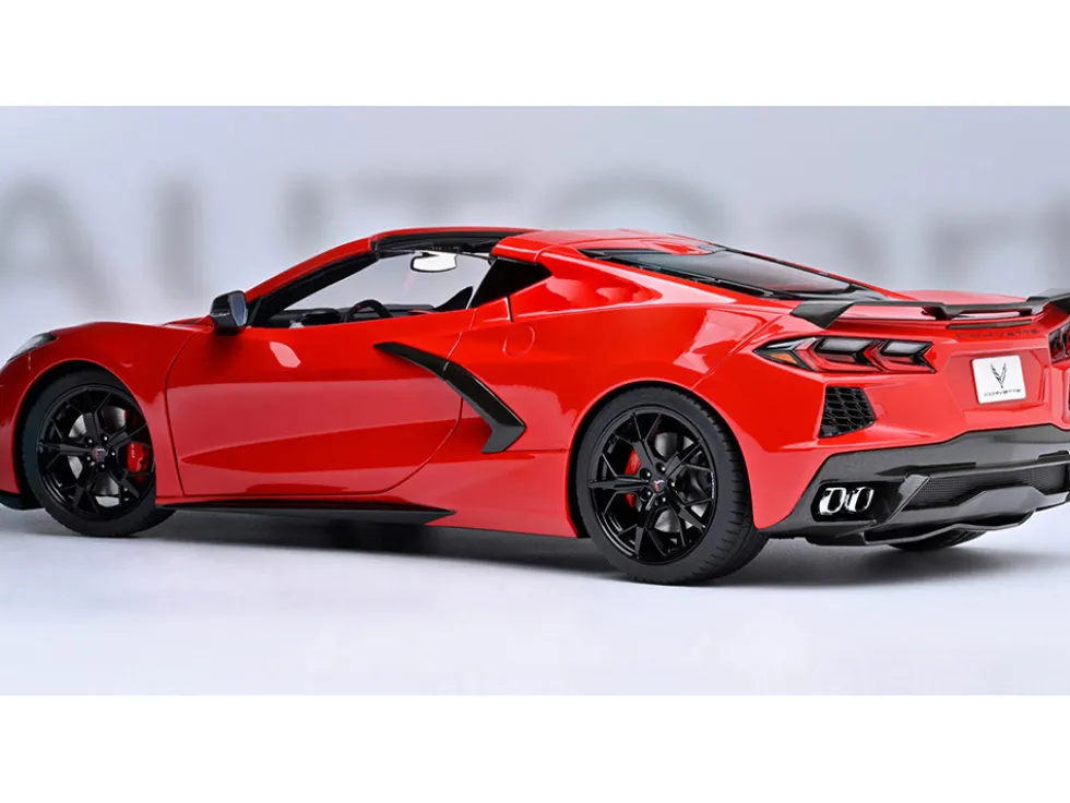 2020 Chevrolet Corvette C8 Stingray Torch Red 1/18 Model Car by Autoart
