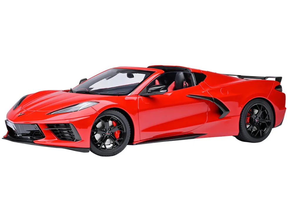 2020 Chevrolet Corvette C8 Stingray Torch Red 1/18 Model Car by Autoart