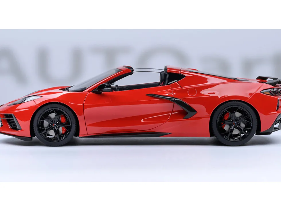 2020 Chevrolet Corvette C8 Stingray Torch Red 1/18 Model Car by Autoart
