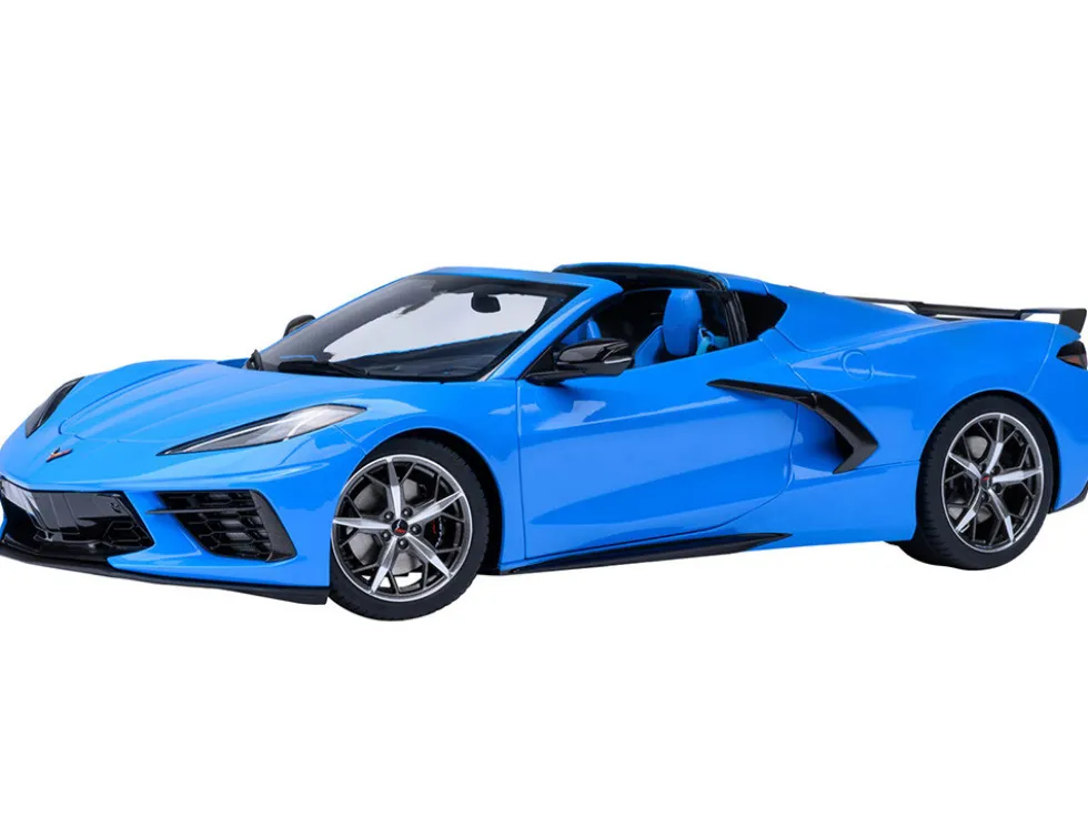 2020 Chevrolet Corvette C8 Stingray Rapid Blue 1/18 Model Car by Autoart