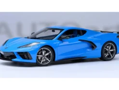 2020 Chevrolet Corvette C8 Stingray Rapid Blue 1/18 Model Car by Autoart