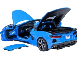 2020 Chevrolet Corvette C8 Stingray Rapid Blue 1/18 Model Car by Autoart