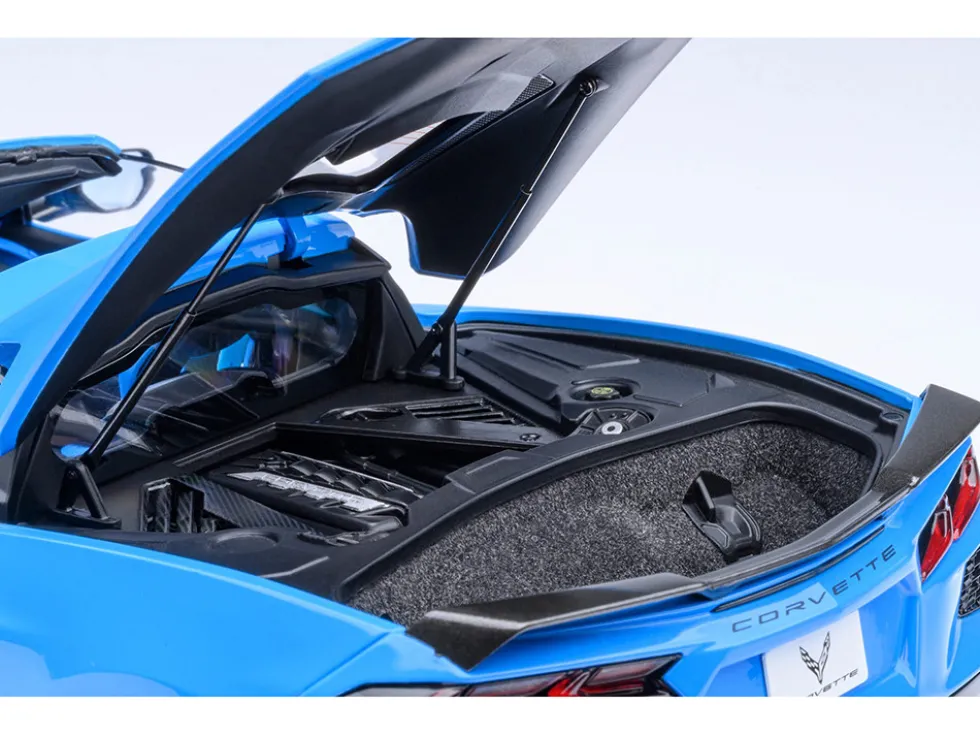 2020 Chevrolet Corvette C8 Stingray Rapid Blue 1/18 Model Car by Autoart