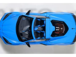 2020 Chevrolet Corvette C8 Stingray Rapid Blue 1/18 Model Car by Autoart