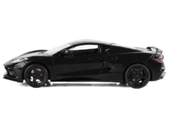 2020 Chevrolet Corvette C8 Stingray Black with Silver Stripes 