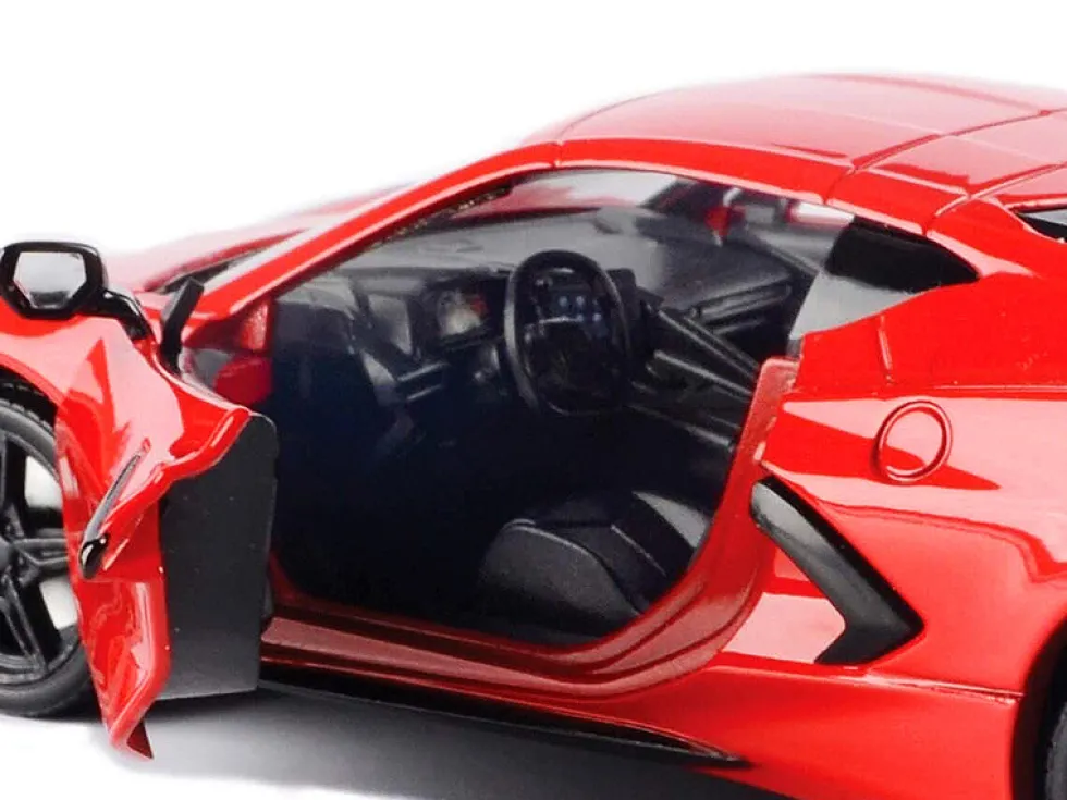 2020 Chevrolet Corvette C8 Stingray Red Timeless Legends 1/24 Diecast Model Car Motormax 79360