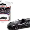 2020 Chevrolet Corvette C8 Stingray Convertible Black Lot #3003 Barrett Jackson Scottsdale Edition Series 8 1/64 Diecast Model Car Greenlight 37240 D