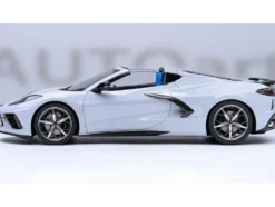 2020 Chevrolet Corvette C8 Stingray Ceramic Matrix Gray Metallic 1/18 Model Car by Autoart