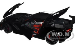 2019 Chevrolet Corvette C7 ZR1 Black with Carbon Top 1/18 Model Car Autoart 71276