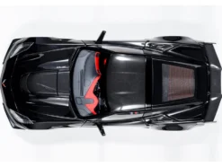 2019 Chevrolet Corvette C7 ZR1 Black with Carbon Top 1/18 Model Car Autoart 71276