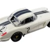Chevrolet Corvette #2 Dick Thompson Fred Windridge B.S. Cunningham 24 Hours Le Mans 1960 1/18 Model Car Real Art Replicas RAR18012