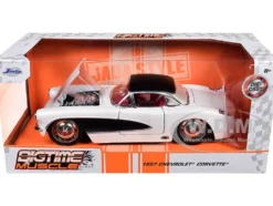 1957 Chevrolet Corvette 1/24 Diecast Model Car Jada 98161