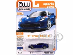 2018 Chevrolet Corvette Grand Sport Admiral Blue with White Stripe
