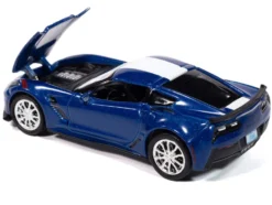 2018 Chevrolet Corvette Grand Sport Admiral Blue with White Stripe